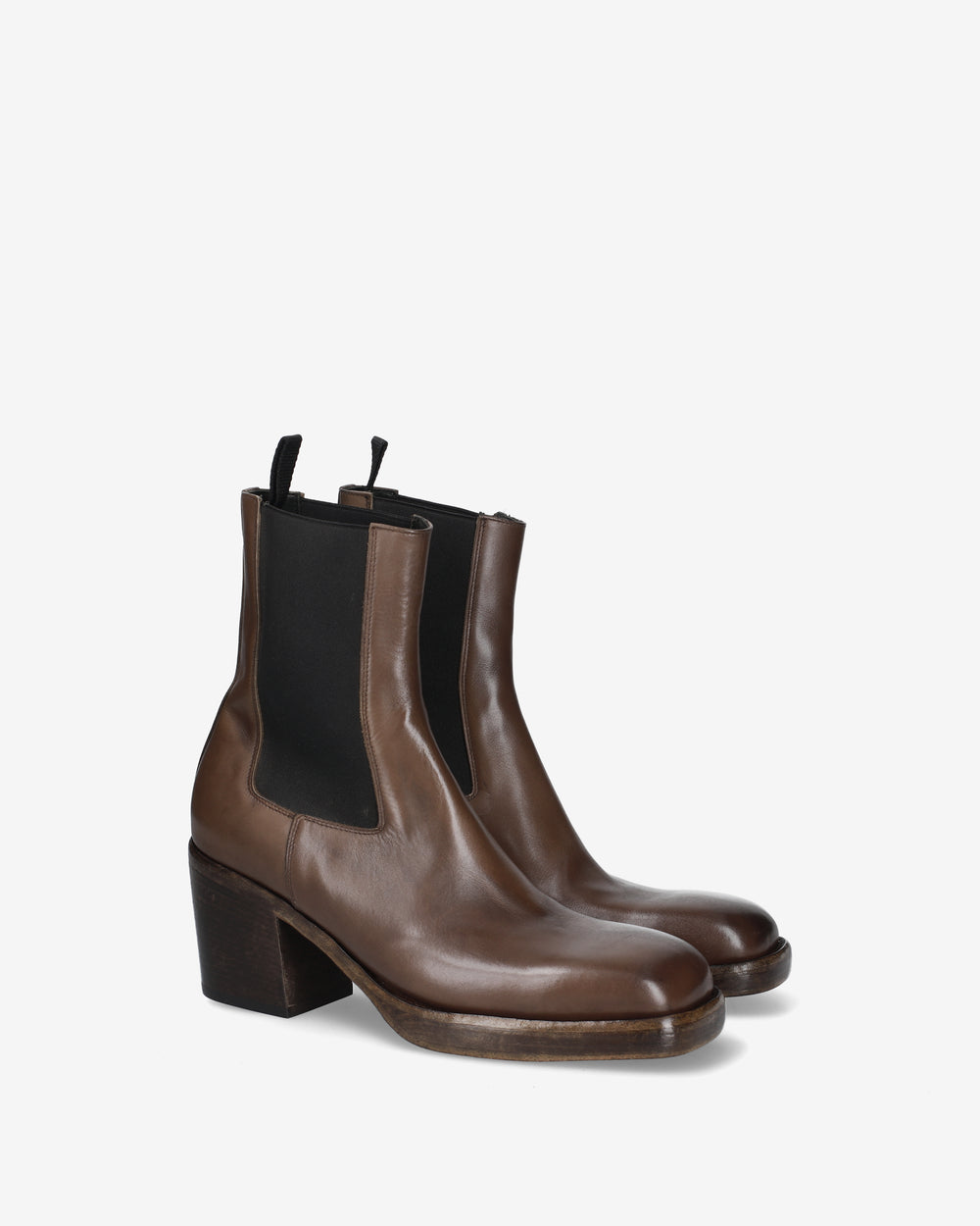 Stivaletti in Pelle Marrone