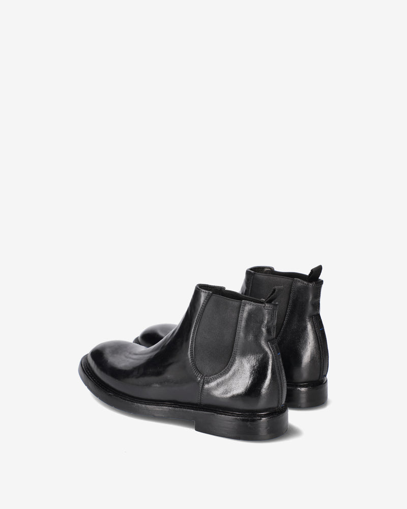 Brushed leather Chelsea boots
