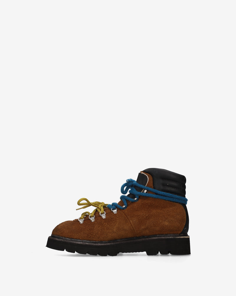 Stivaletti stingati in suede marrone