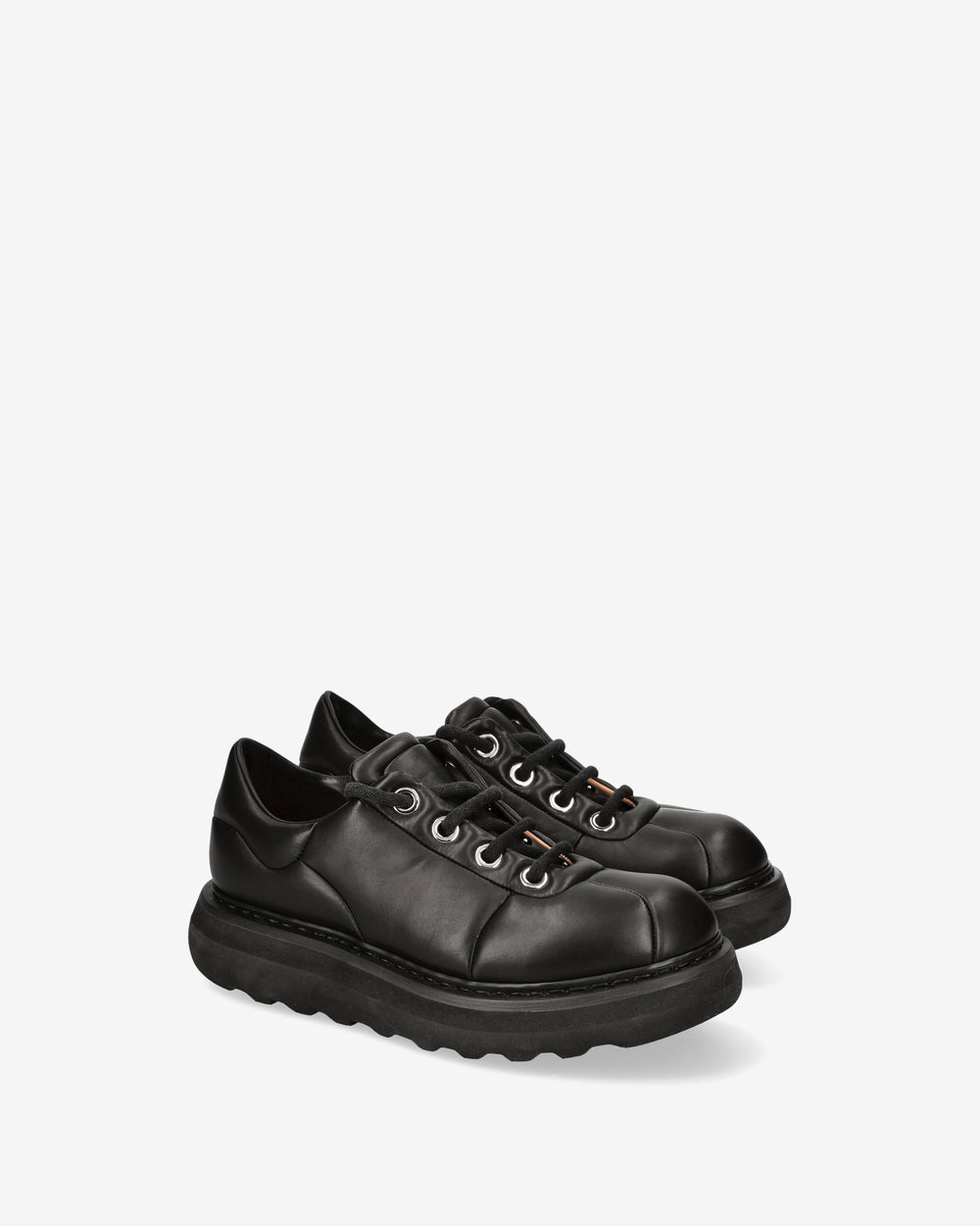 Black Leather Derbies