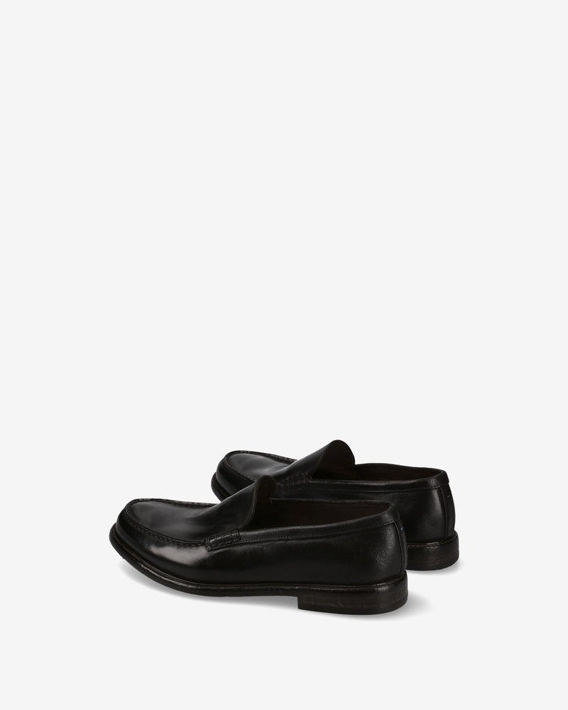 Mocassini Penny in cordovan nero