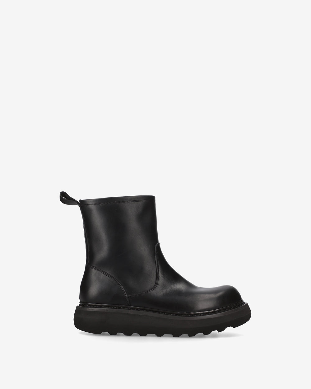 Stivaletto Maxi in pelle elba nero