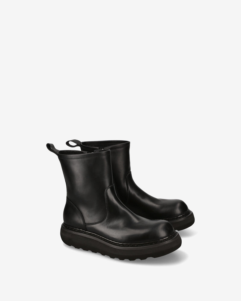 Stivaletto Maxi in pelle elba nero