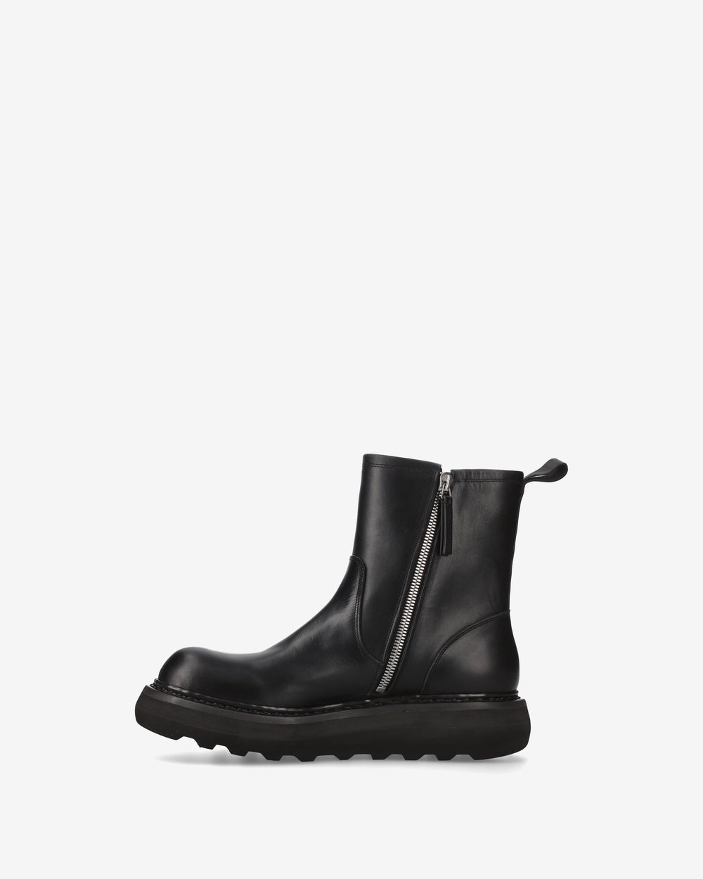 Stivaletto Maxi in pelle elba nero