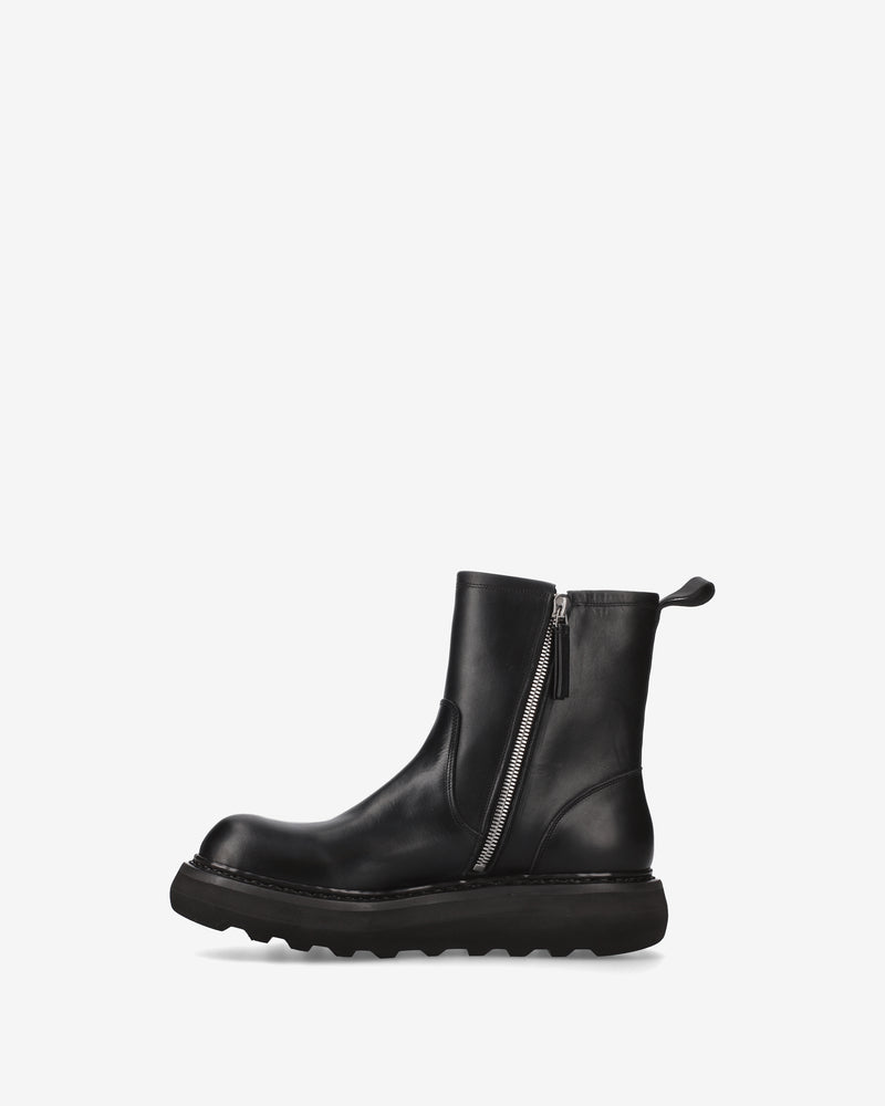 Stivaletto Maxi in pelle elba nero
