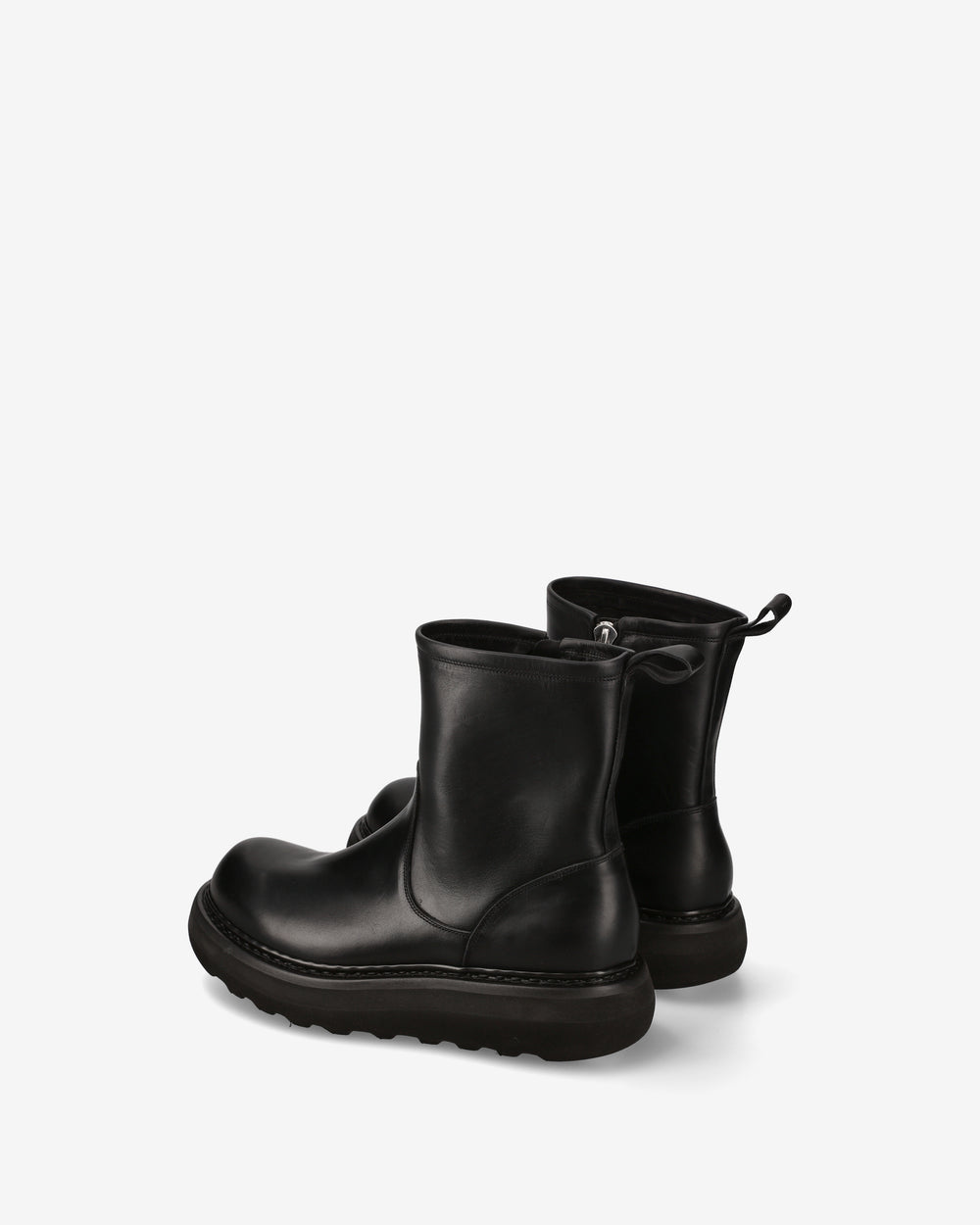Stivaletto Maxi in pelle elba nero