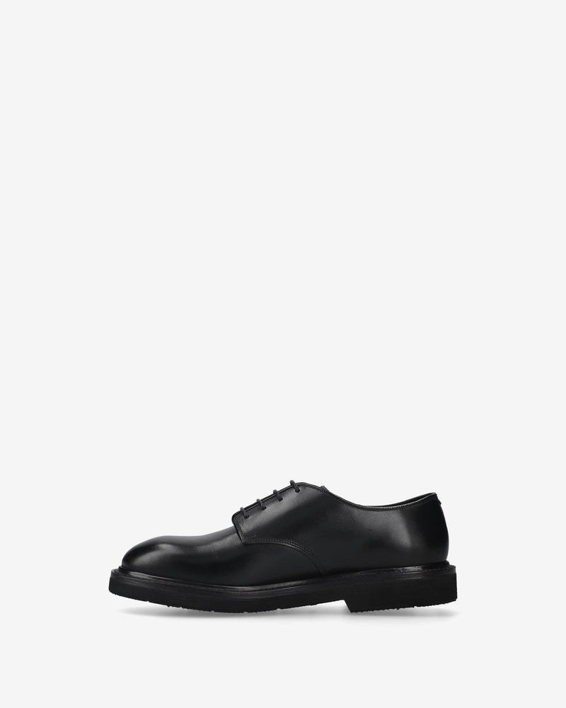 Stringate in Pelle Nera