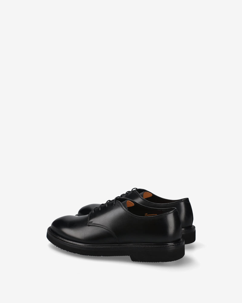 Stringate in Pelle Nera