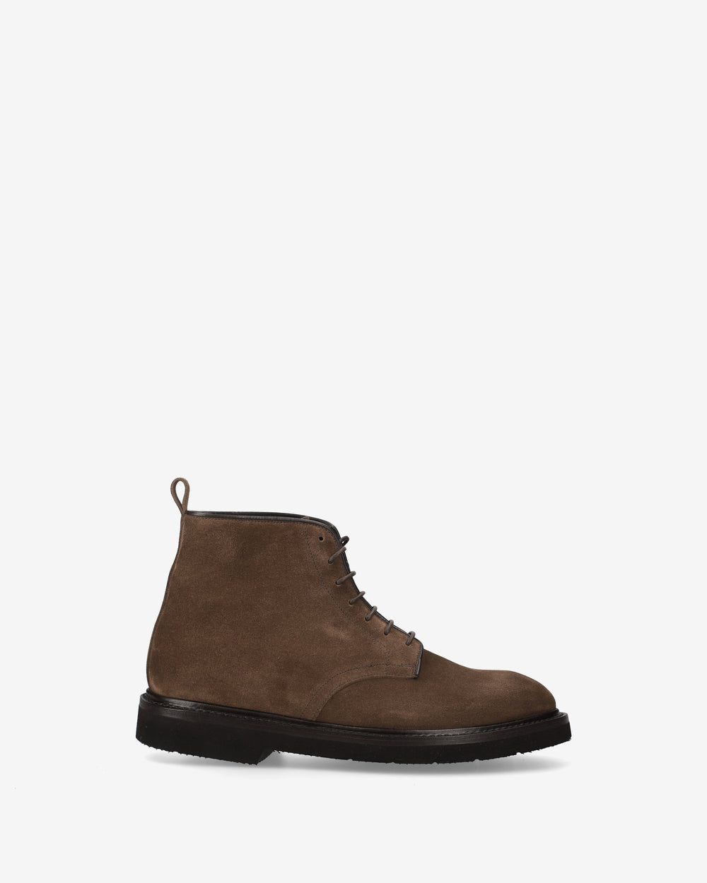 Polacchini in Pelle Scamosciata Marrone