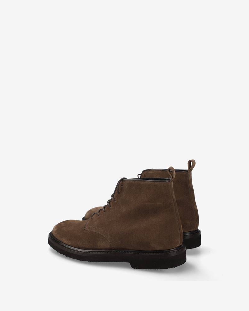 Polacchini in Pelle Scamosciata Marrone