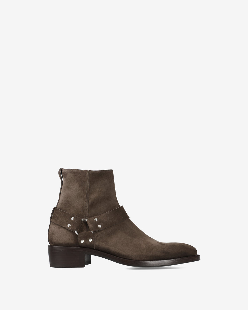 Brown Suede Leather Boots