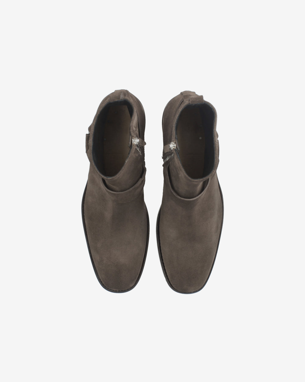 Brown Suede Leather Boots