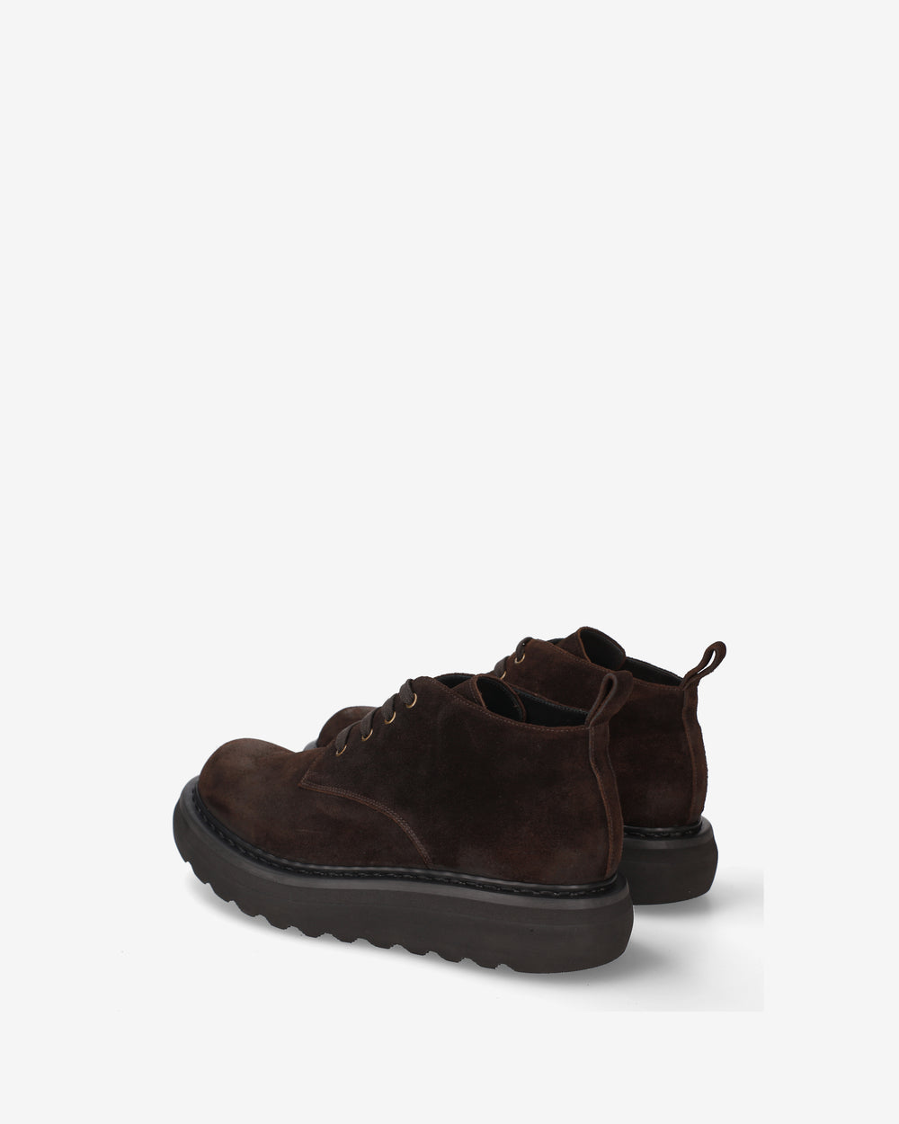 Vintage Brown Platform Ankle Boots