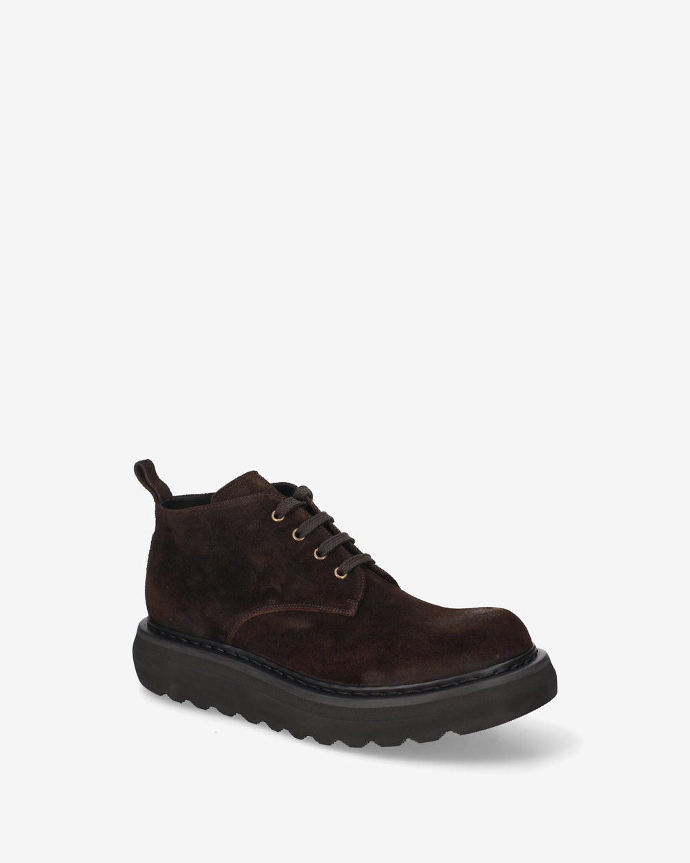 Vintage Brown Platform Ankle Boots