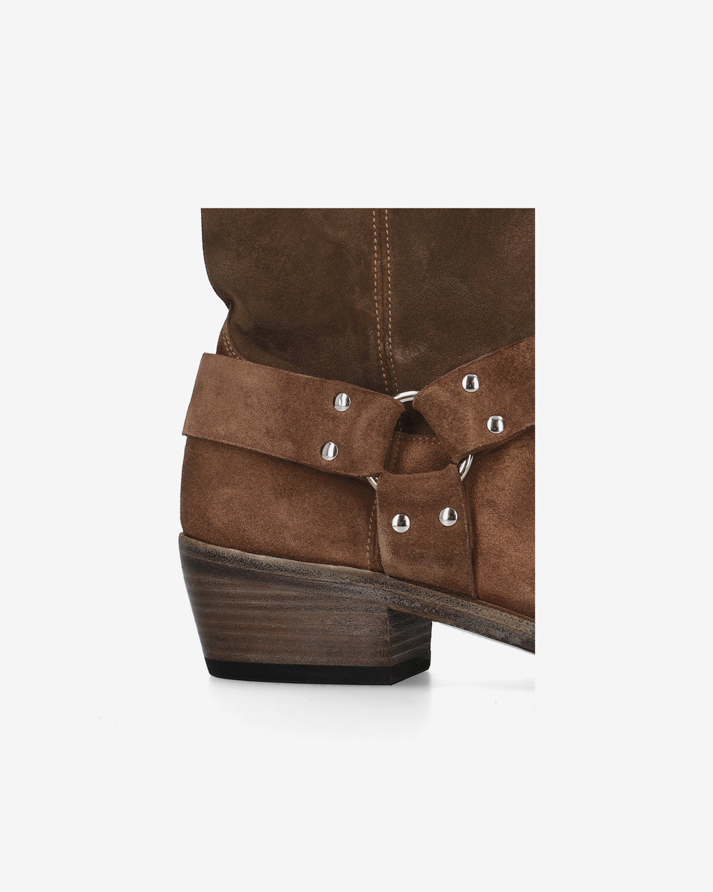 Stivaletto Engineer in camoscio sigaro