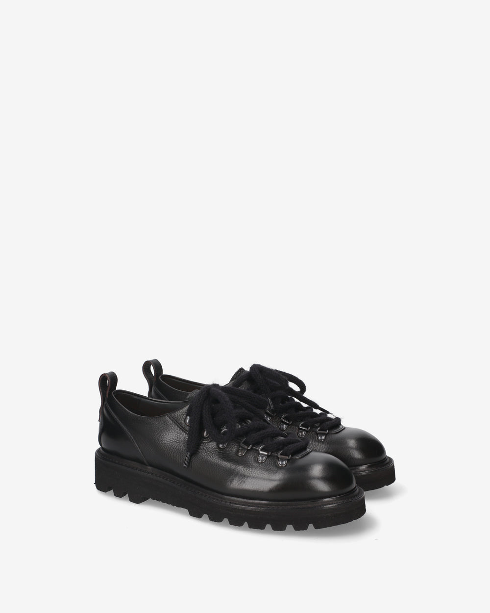 Crawler-Pattern Leather Derbies