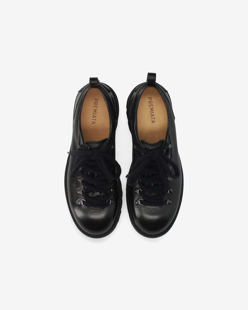 Crawler-Pattern Leather Derbies