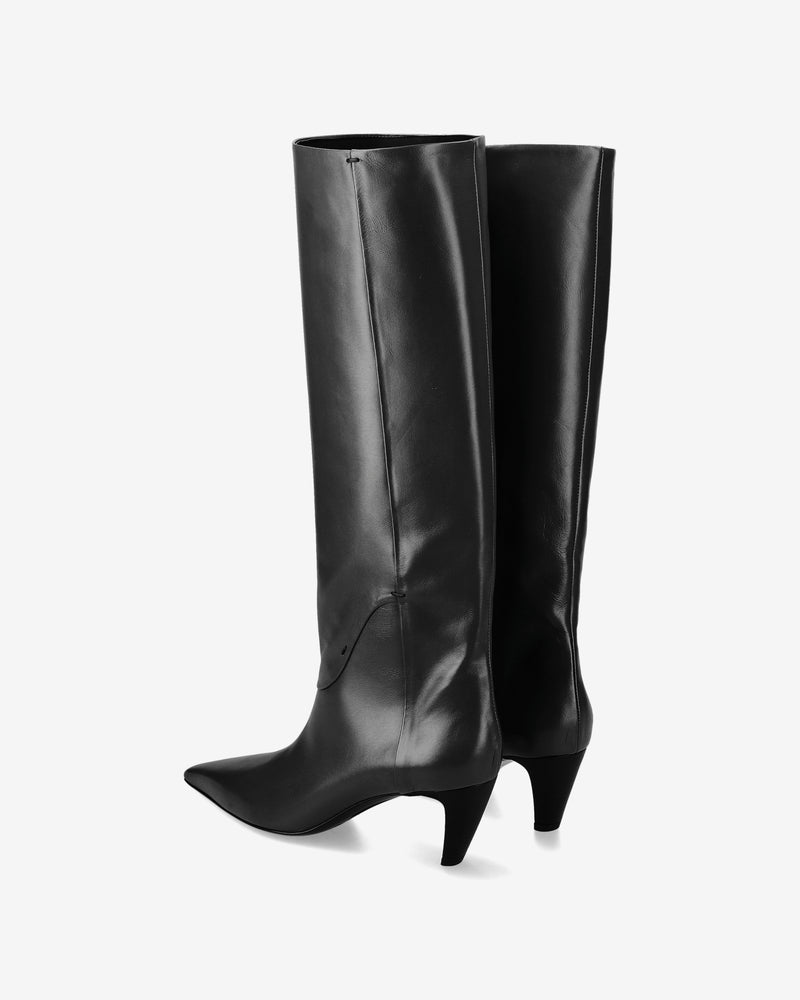 Black Leather Boots