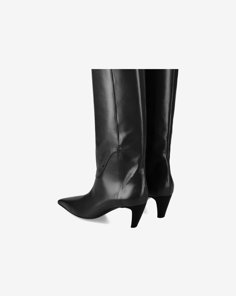 Black Leather Boots