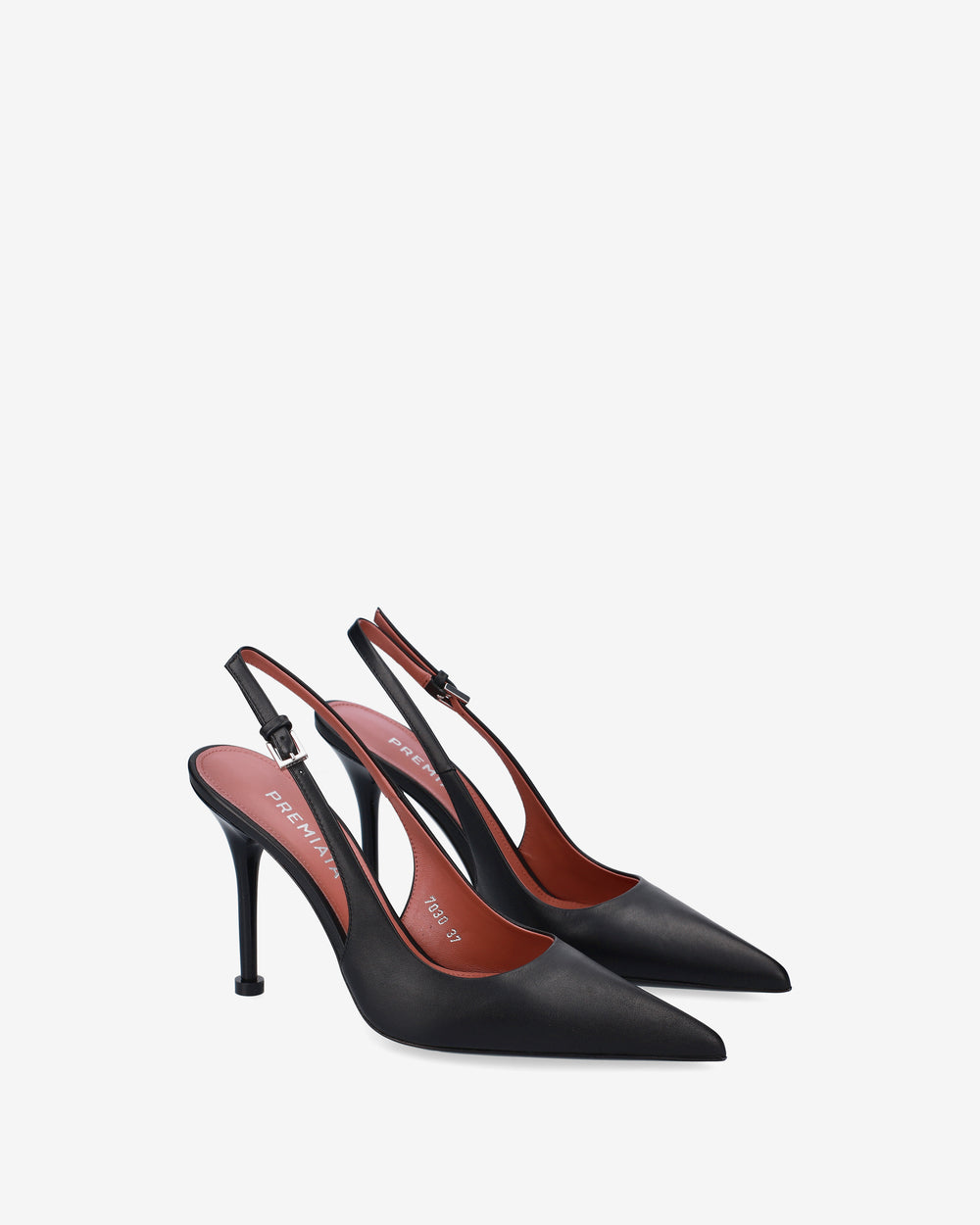 Leather Slingback Pumps