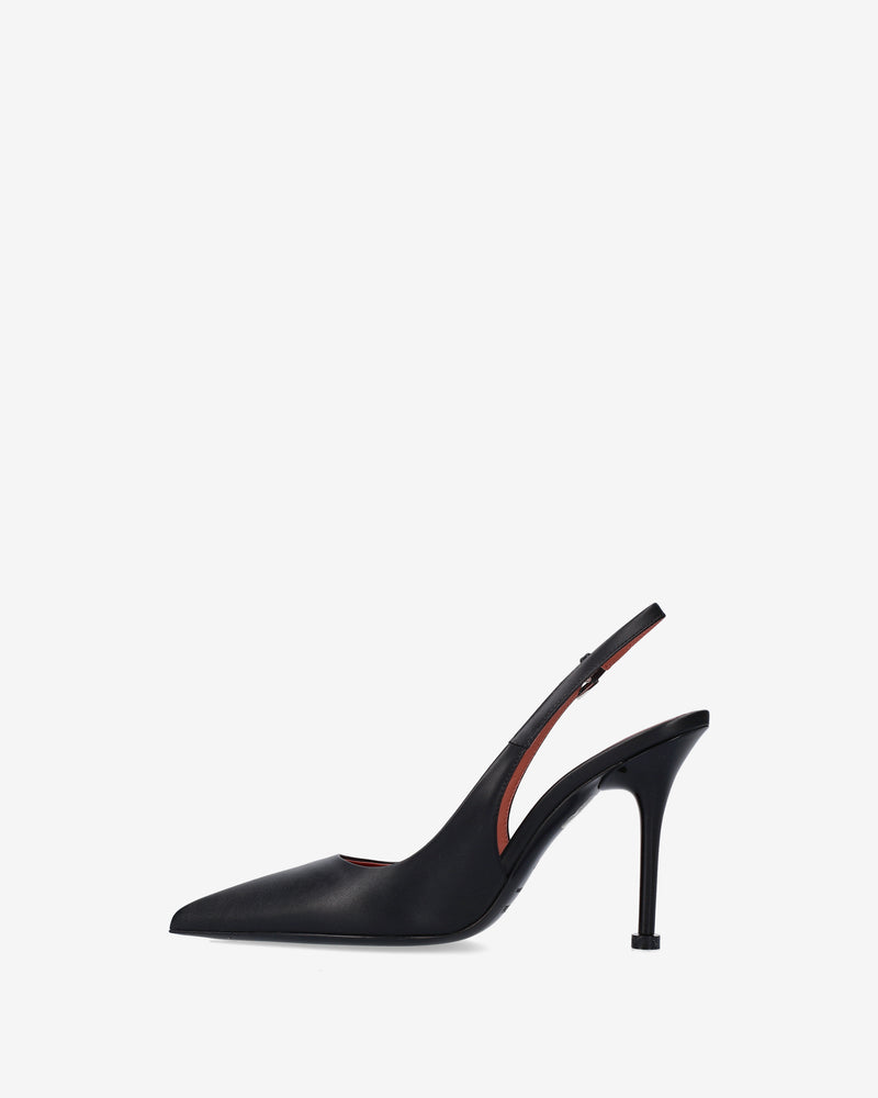 Leather Slingback Pumps