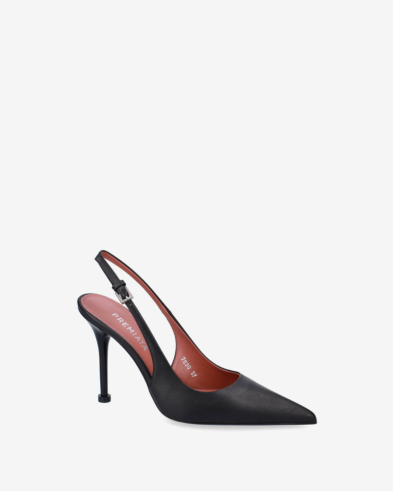 Leather Slingback Pumps