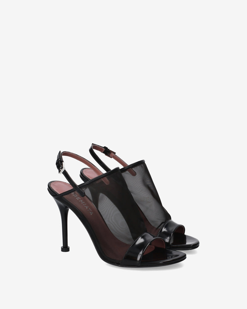 Sandali Slingback in Mesh