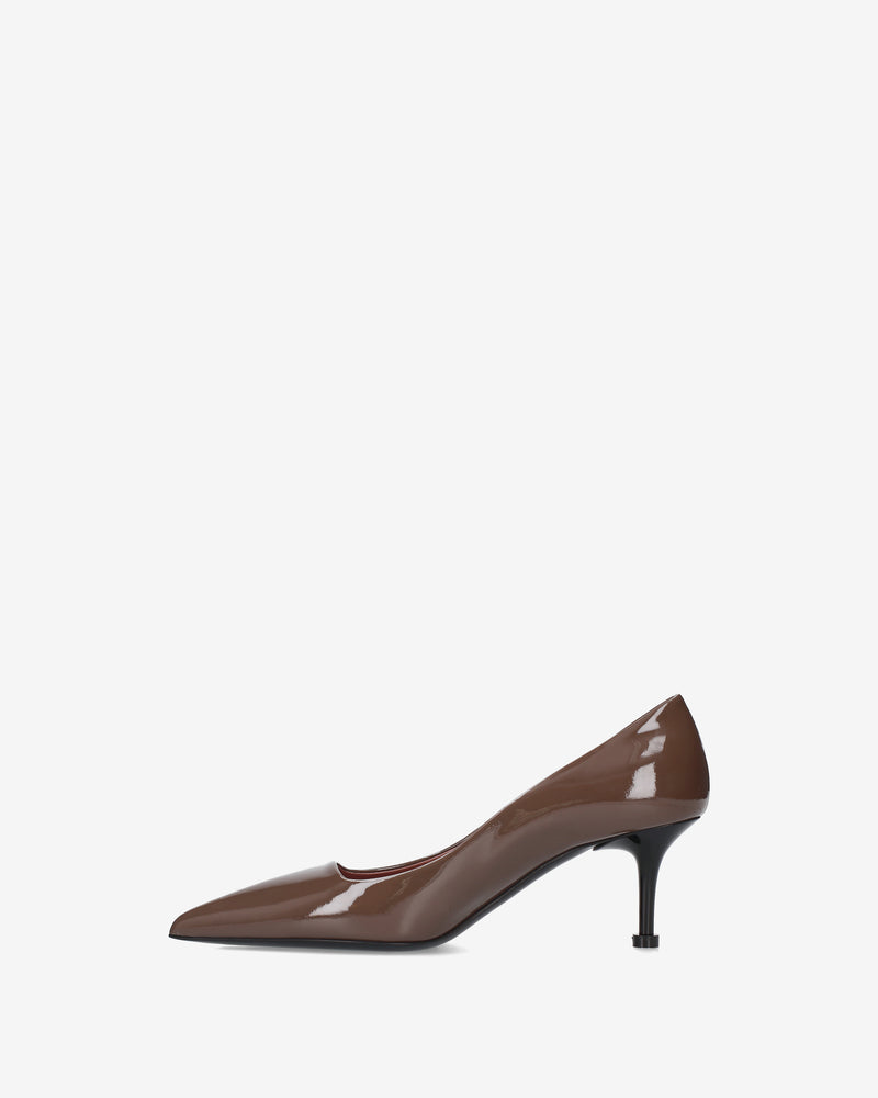 Brown Patent Leather Pumps