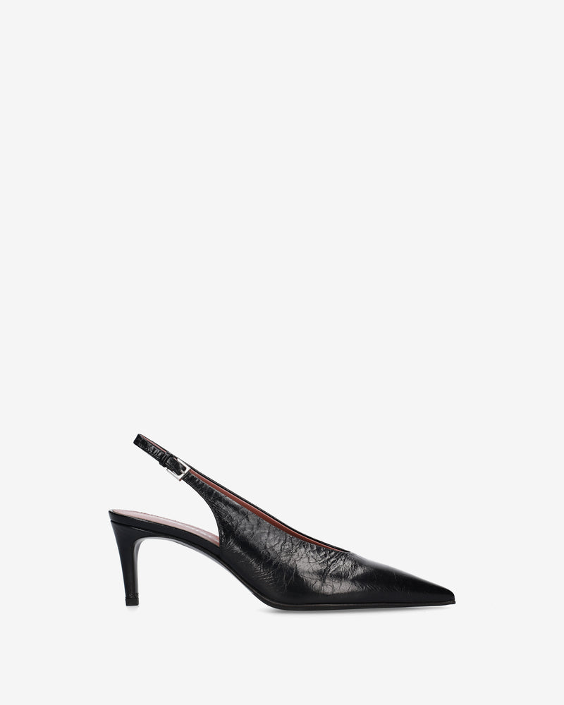 Leather Slingback Pumps