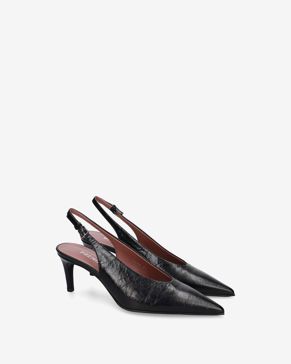 Leather Slingback Pumps