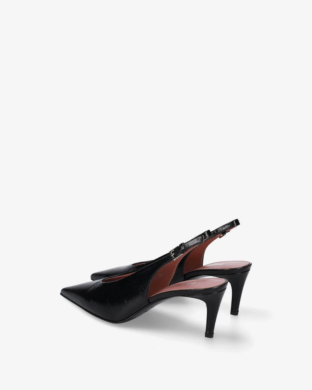 Leather Slingback Pumps