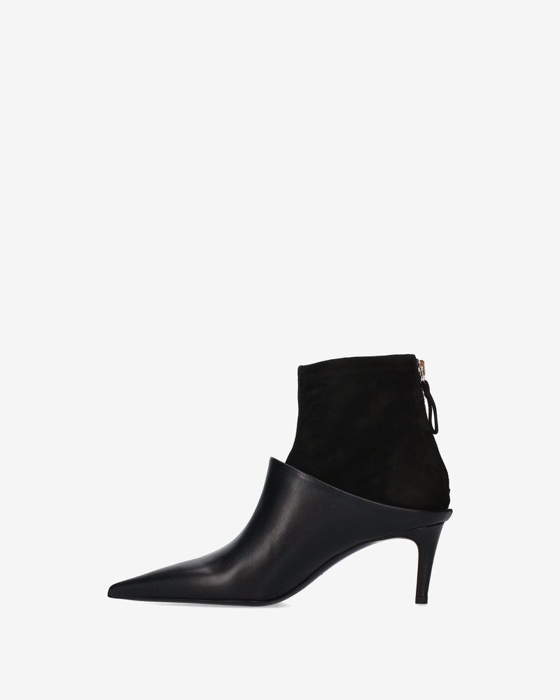 Stivaletti Black in Pelle e Camoscio