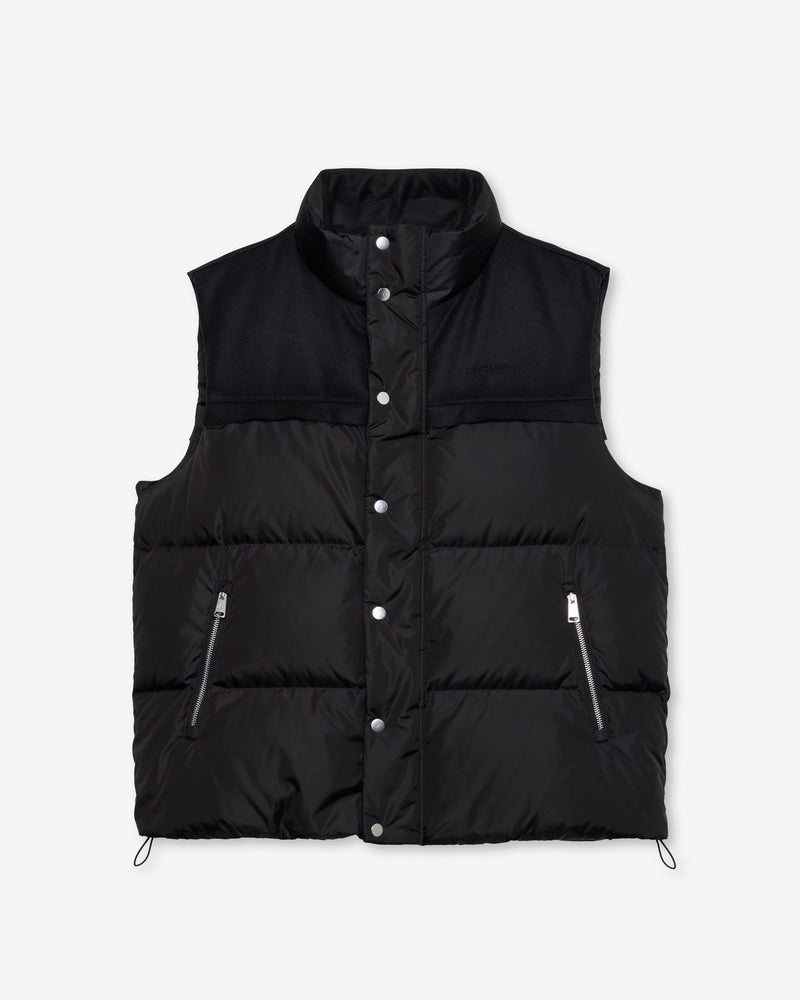 Gilet imbottito in Nylon black