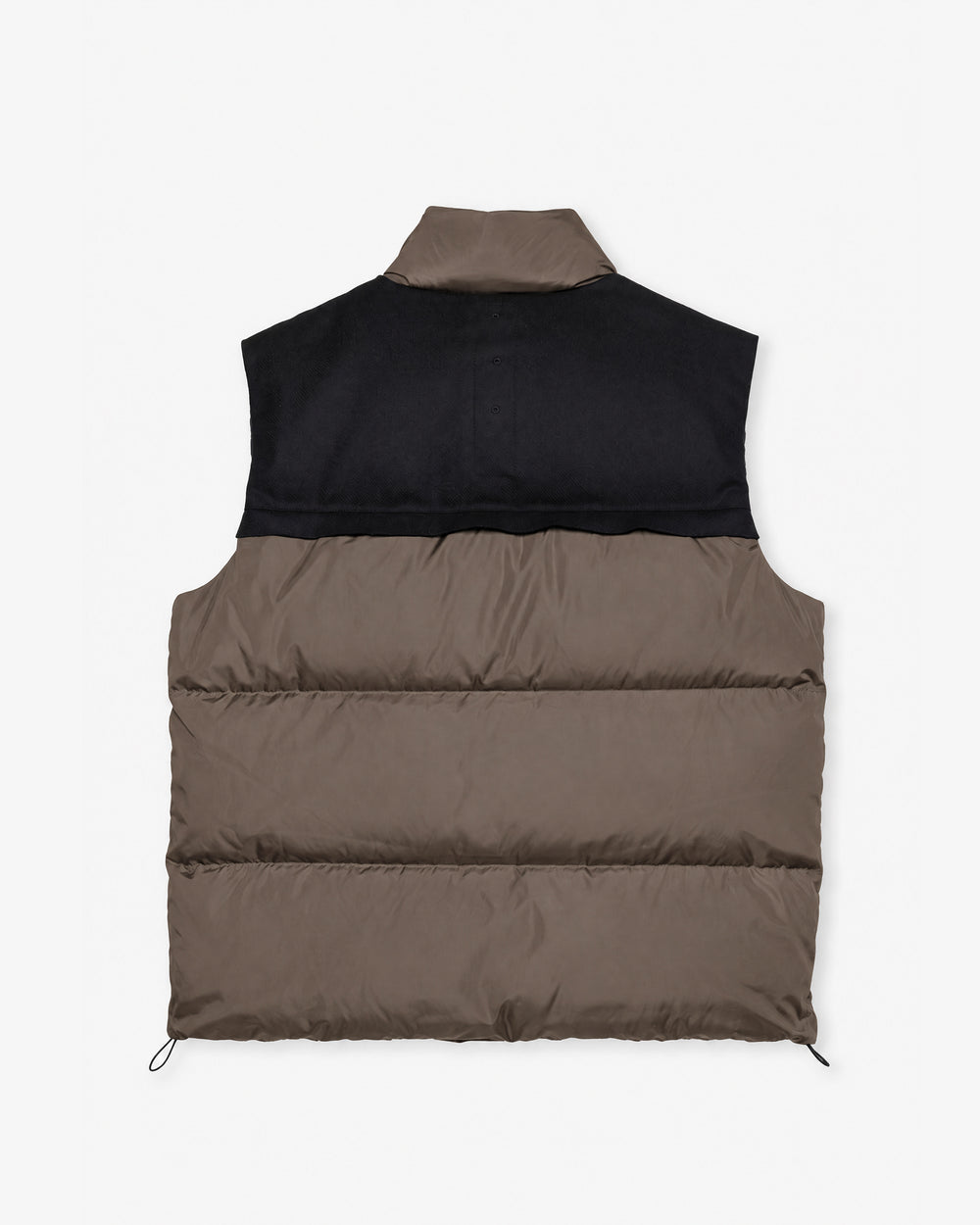 Gilet imbottito in Nylon mud