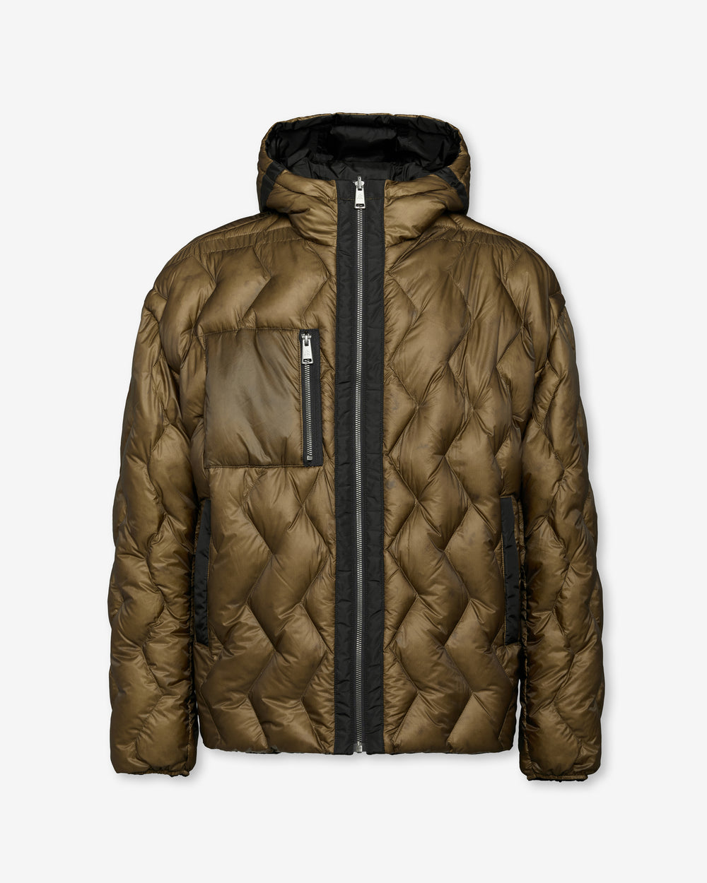Giacca Reversibile con Cappuccio Black