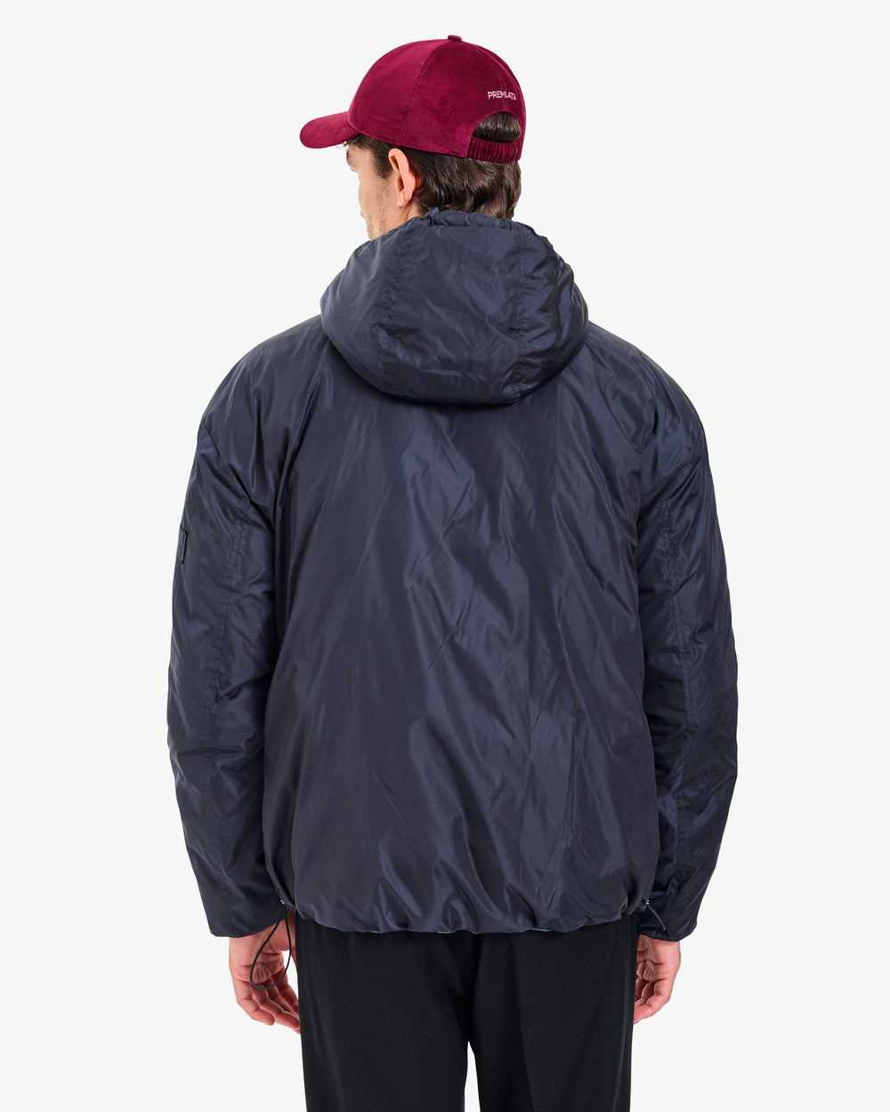 Giacca Reversibile con Cappuccio Blue