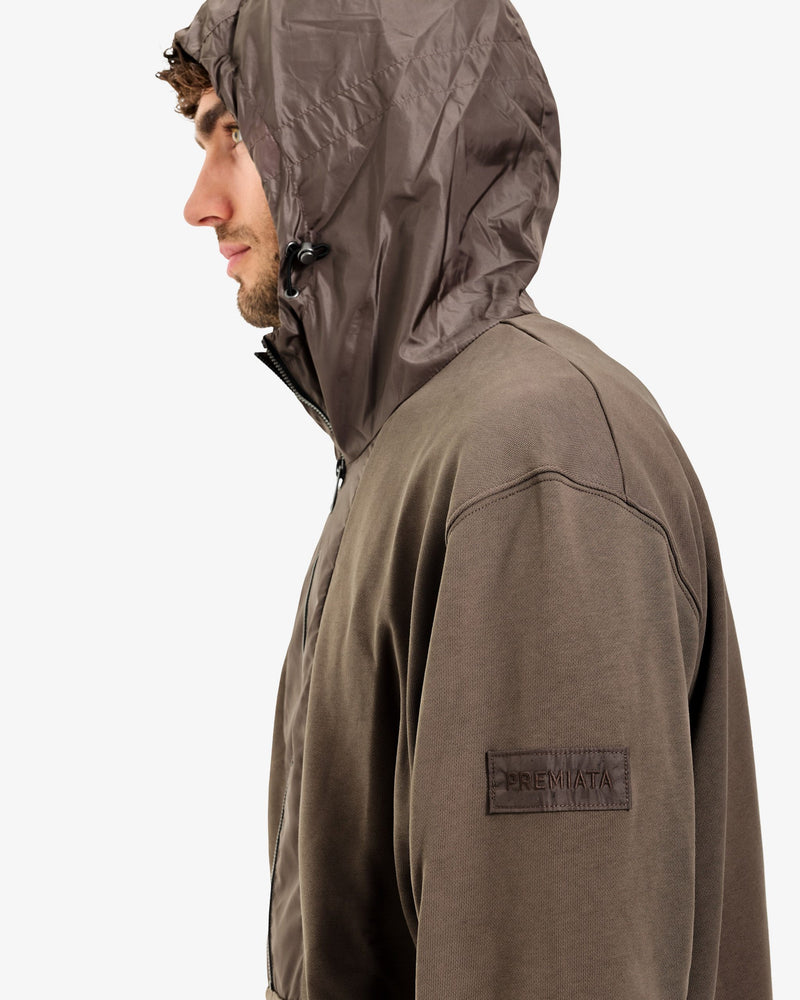 Felpa Technical Hoodie Mud