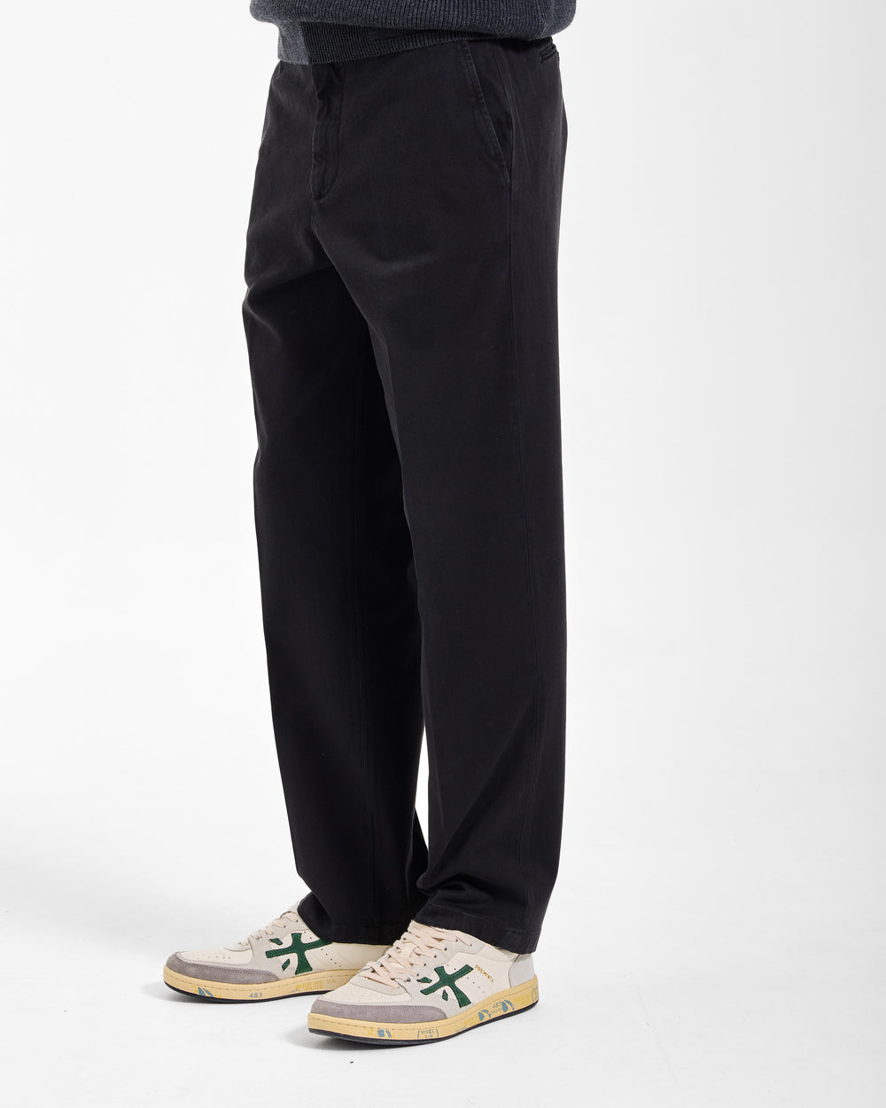 Pantaloni Chino cotone dark blue