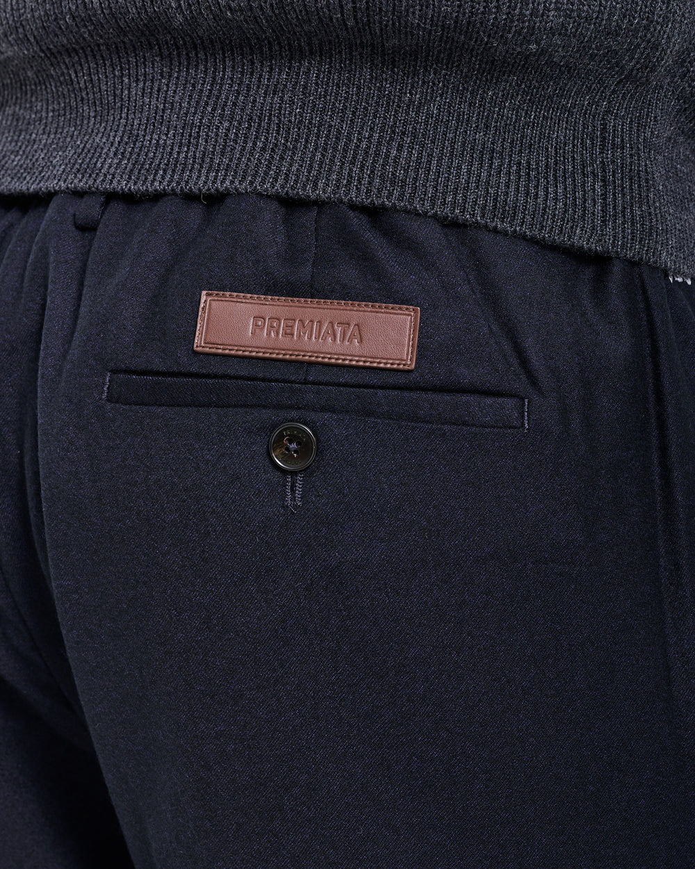 Blue Tailored Pants