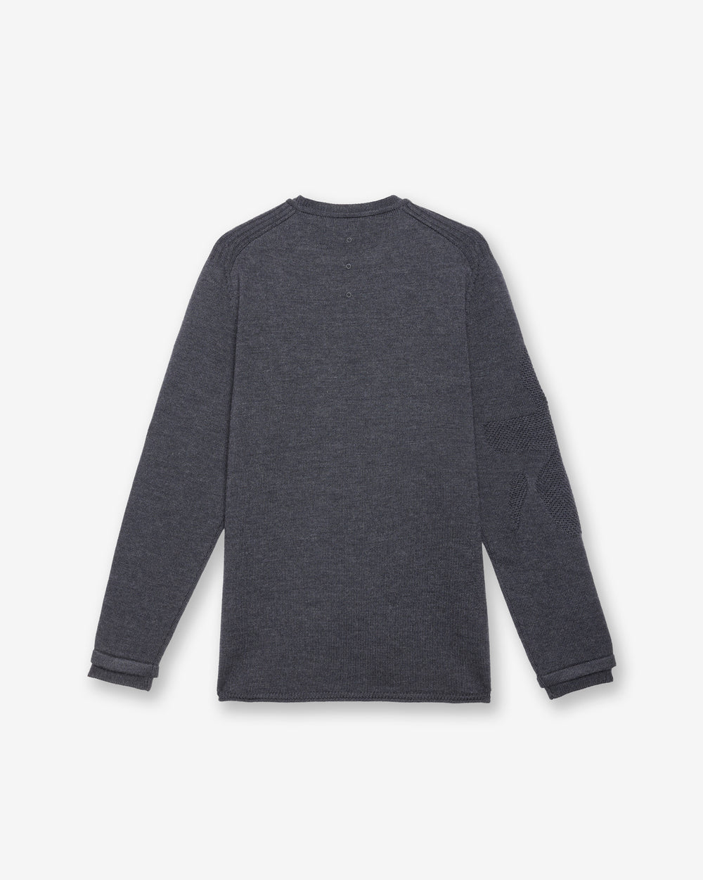 Anthracite Crew-Neck Knit Sweater
