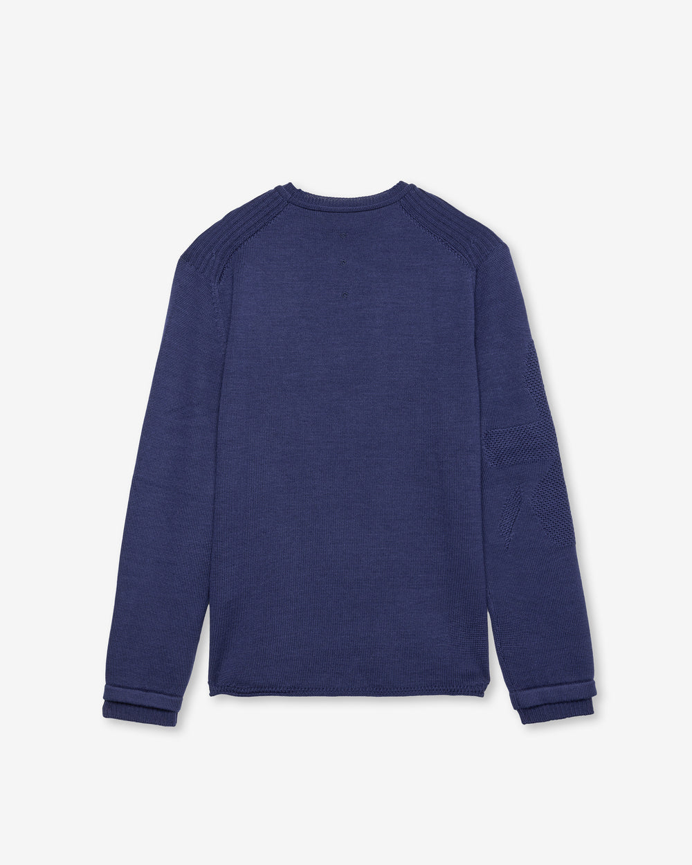 Indigo Crew-Neck Knit Sweater