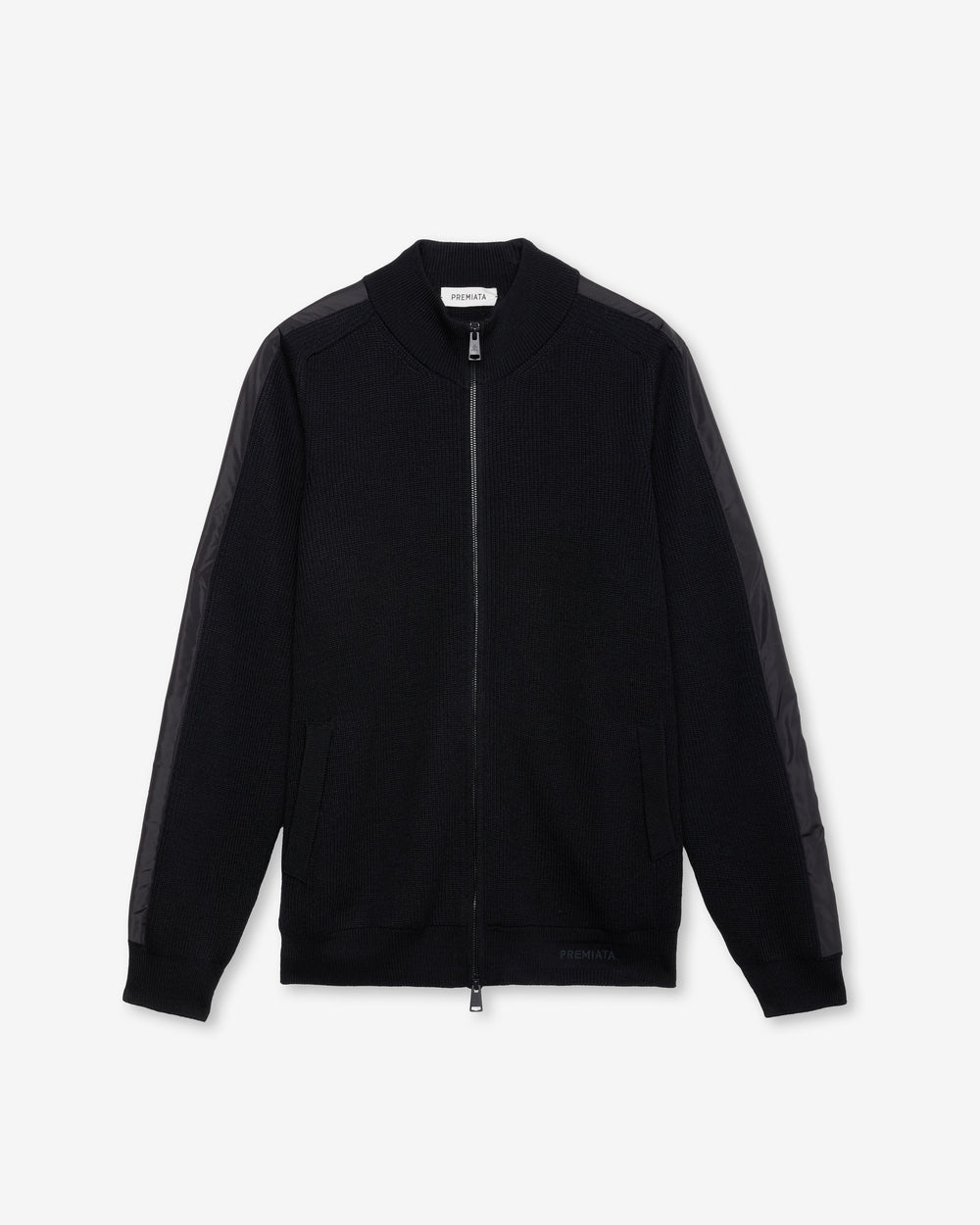 Black Full-Zip Sweater