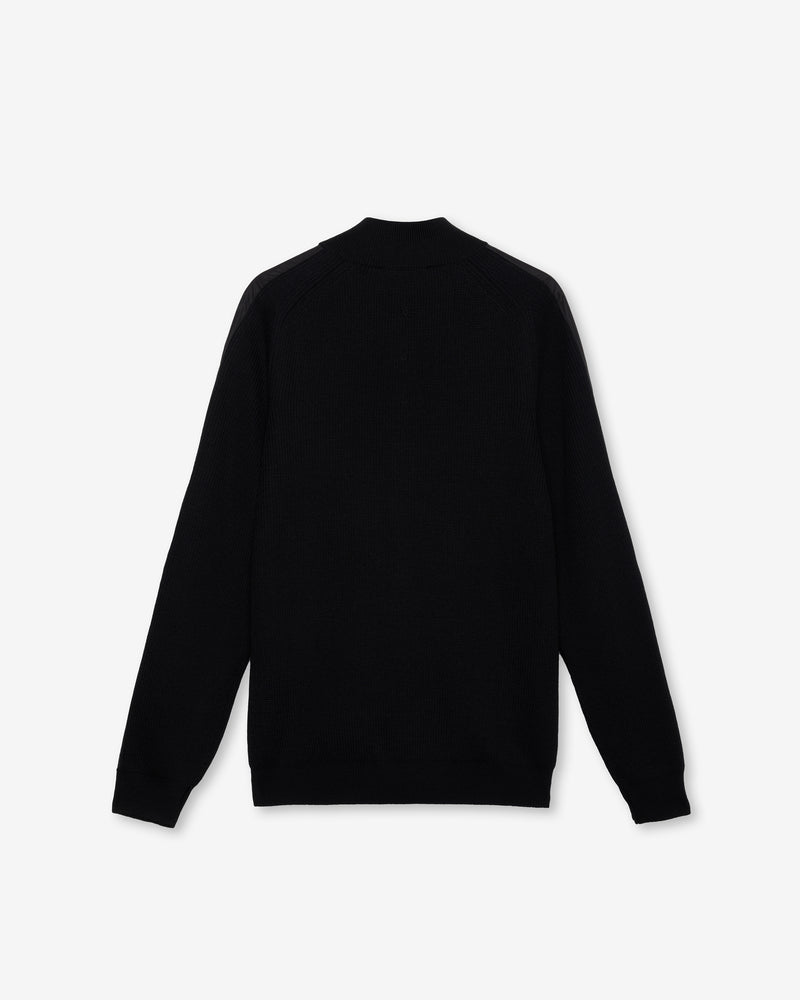 Black Full-Zip Sweater