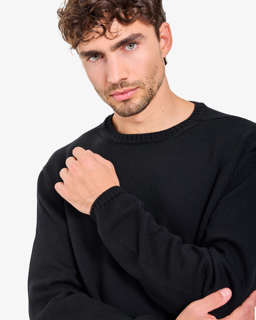 Essential Black Crew Neck Sweater