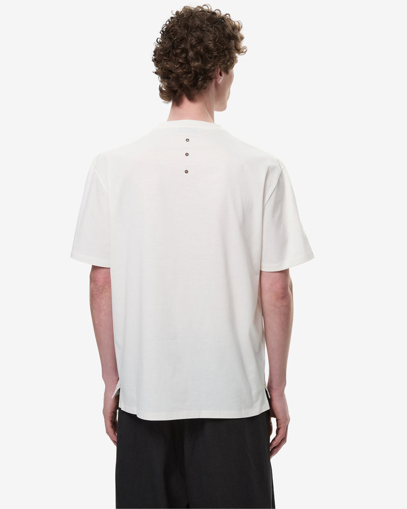 Cotton T-shirt with bonded details