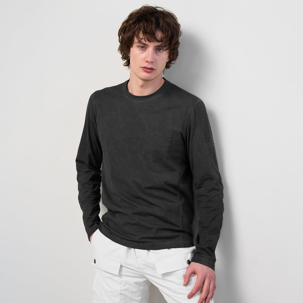 Long-sleeved cotton T-shirt