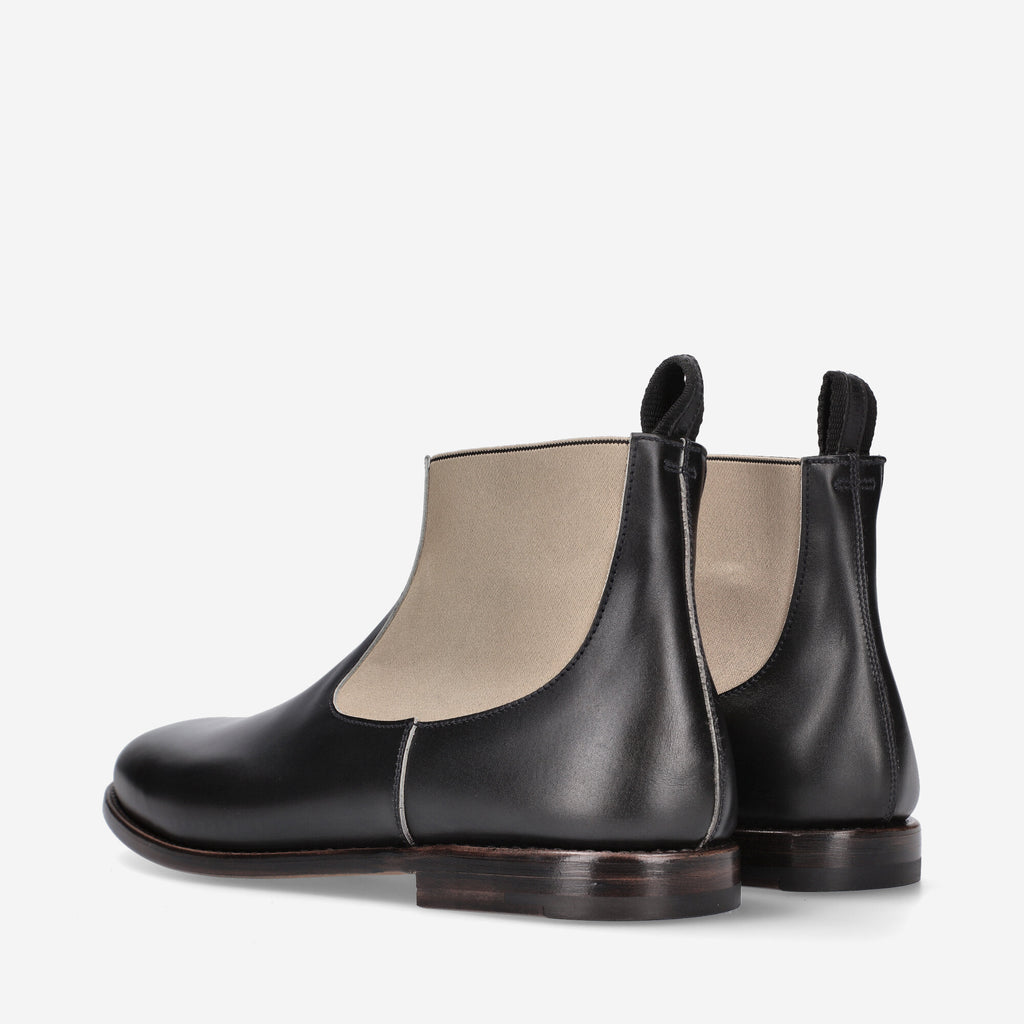 Brushed leather Chelsea Boots